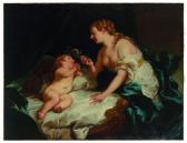 DE TROY Jean Francois 1679-1752,Vénus et l'Amour,Artcurial | Briest - Poulain - F. Tajan 2015-11-13