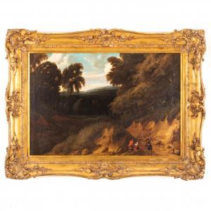de VADDER Lodewyck 1605-1655,Paesaggio con sentiero incassato,Wannenes Art Auctions IT 2024-02-06