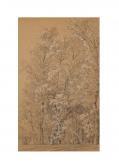 De VALENCIENNES Pierre Henri 1750-1819,Étude d'arbres avec un chalet et des personnages ,Christie's 2021-03-24