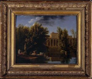 De VALENCIENNES Pierre Henri 1750-1819,Nymphs Bathing In A Classical Landscape,Sotheby's 2006-03-03