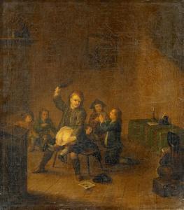 de VALK Hendrik 1693-1717,Der strenge Schulmeister,Van Ham DE 2012-10-24