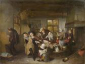 de VALK Hendrik 1693-1717,Interior with
lively company,Galerie Koller CH 2009-09-14