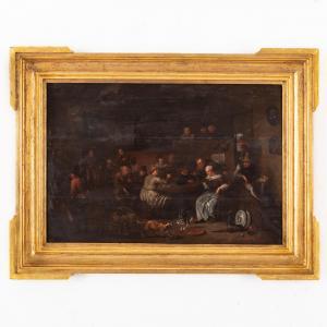 de VALK Hendrik 1693-1717,Scena di osteria,Wannenes Art Auctions IT 2023-12-11