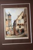 DE VALON A 1800-1800,Vue de village de l'Aveyron,1848,Osenat FR 2012-07-01