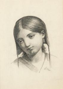 de VERA BLASCO ESTACA Alejo 1834-1923,Retrato de niña,1866,Subastas Segre ES 2022-02-08