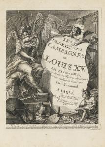 DE VERNON AUGUSTE GOSMOND,LES GLORIEUSES CAMPAGNES DE LOUIS XV,1767,Sotheby's GB 2014-11-06