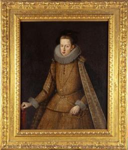 DE VILLANDRANDO RODRIGO,Retrato de Felipe IV joven, de medio cuerpo, con e,Alcala 2012-10-03
