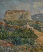 DE VILLENEUVE Boulard Maxime 1884-1971,Nice. Le Fort du Mont-Alban,Etienne de Baecque FR 2018-10-04