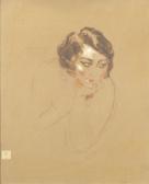 de VILMORIN Louise 1902-1969,PORTRAIT DE FEMME,Cornette de Saint Cyr FR 2013-11-18