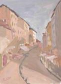 de VION Maguy 1894-1980,Blick auf eine Straße,Kastern DE 2013-07-06