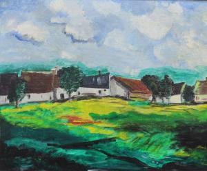 De VLAMINCK Maurice 1876-1958,Houses in a landscape,Bellmans Fine Art Auctioneers GB 2017-03-14