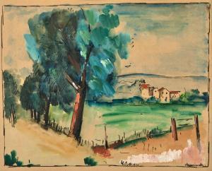 De VLAMINCK Maurice 1876-1958,Paysage,Artcurial | Briest - Poulain - F. Tajan FR 2024-04-04