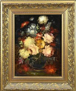 DE VOS J.C.J,Vase with Flowers,20th century,Twents Veilinghuis NL 2024-01-11