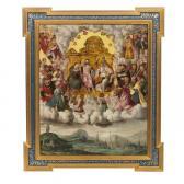 DE VOS Marten 1532-1603,Coroação da Virgem com Vista de Antuérpia,Marques dos Santos PT 2018-10-02