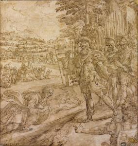 DE VOS Marten 1532-1603,La réconciliation de Jacob et Esau,1581,Audap-Mirabaud FR 2014-03-21