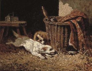de VOS Vincent 1829-1875,A chase in the barn,Christie's GB 2007-05-15