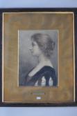 de VRIENDT Albrecht 1843-1900,Portrait de femme de profil,VanDerKindere BE 2021-02-09