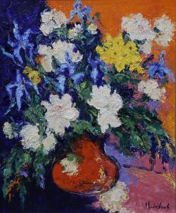 DE VRIES Martha,Still Life with Flowers,20th century,Clars Auction Gallery US 2020-04-19