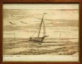 de VRIES Paul Vredemann 1567-1635,Boat with Sails Down,Clars Auction Gallery US 2010-08-07