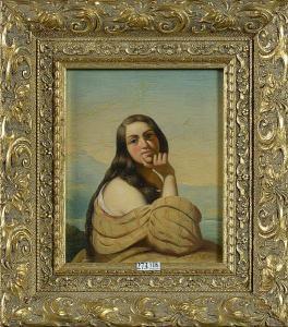 de WILDE August 1819-1886,Jeune femme pensive,VanDerKindere BE 2020-02-18