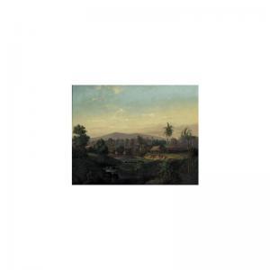 de WILDE Christoffel Steitz 1784-1860,A MOUNTAINOUS WOODED LANDSCAPE IN JAVA,Sotheby's GB 2002-04-07