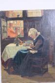 DE WILDE Edward,Dutch interior with lady seated by a window,Crow's Auction Gallery GB 2017-06-07