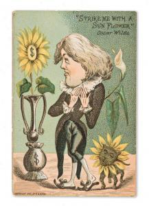 DE WILDE Oscar 1854-1900,Group of Oscar Wilde,1882,Swann Galleries US 2021-08-19