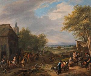 de WINTER Gillis 1650-1720,Country feast,1700,im Kinsky Auktionshaus AT 2019-10-22