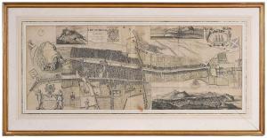 DE WIT Frederik 1630-1706,Map of Edinburgh,1800,Brunk Auctions US 2020-03-28