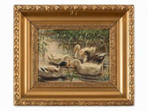 de WITT Reinhold 1863-1932,Ducks in the Pond,Auctionata DE 2016-03-02