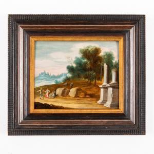 de WITTE Gaspar 1624-1681,Paesaggio con ruderi e figure,Wannenes Art Auctions IT 2023-09-25