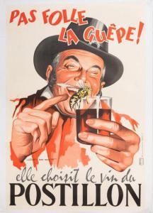 DE WULF Jeff,Jef Pas folle la guêpe ! Elle choisit le Vin du Po,1950,Neret-Minet FR 2020-12-05