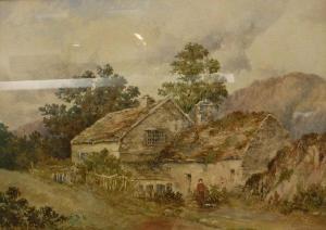 DEAKIN Andrew,A Welsh scene depicting cottages with a figure in ,Moore Allen & Innocent 2018-08-10