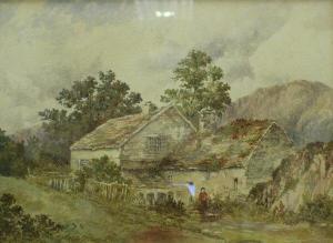 DEAKIN Andrew,A Welsh scene depicting cottages with a figure in ,Moore Allen & Innocent 2018-08-31