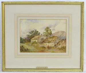DEAKIN Andrew,Pon-g-Gryglan, near Corwen, North Wales, A cottage,1868,Claydon Auctioneers 2020-11-16