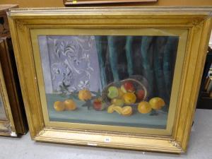 DEAKIN L,still life of overturned fruit,Rogers Jones & Co GB 2017-10-20