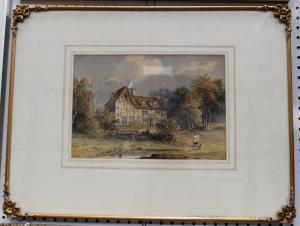 DEAKIN Peter 1855-1879,Cottage in Wales,Tooveys Auction GB 2019-10-09