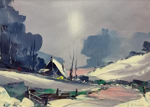 DEAKINS DAVID 1944,Alpine Snow Scene,David Duggleby Limited GB 2023-11-18
