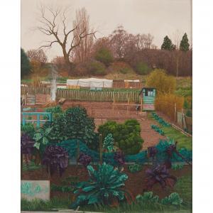 DEAKINS Tom 1957,A QUIET SORT OF DAY ON THE ALLOTMENTS,1988,Lyon & Turnbull GB 2020-02-18