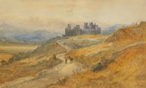 Deakins W,Landscape with figures and castle,1878,Golding Young & Mawer GB 2018-05-23