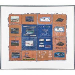 DEAL GEORGIA 1900-2000,The Fifteen Stops Quilt,1982,Rago Arts and Auction Center US 2017-04-08