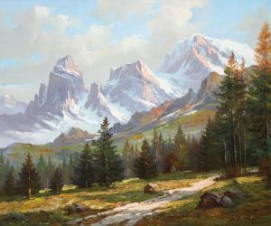 DEAN Roger 1937,Alpine Landscape,Jackson's US 2015-11-17