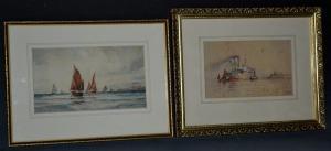 DEAN William Edwin Jemes,Sail and Steam on the Thames,Bamfords Auctioneers and Valuers GB 2017-05-24