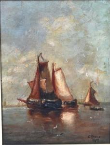DEANE Charles 1815-1855,Sailing off the coast,Andrew Smith and Son GB 2021-06-26