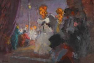DEANE Frederick 1924-2020,Circus scene,Rosebery's GB 2023-11-29