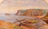 DEANE William Wood 1825-1873,Coastal Scene with Fishermen Returning Home,1859,Keys GB 2009-12-11