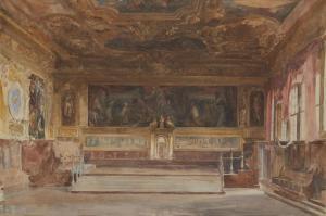 DEANE William Wood 1825-1873,The Sala dei Consiglio (Doge's Palace, Venice),Rosebery's GB 2023-03-29