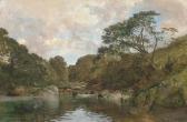 DEARLE John Hales 1852-1895,Herons on a tranquil river,Christie's GB 2005-09-07