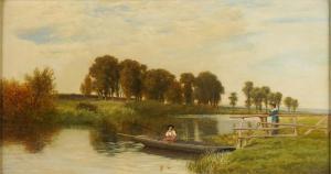 DEARLE John Henry 1859-1932,River Landscape,Abell A.N. US 2023-01-19