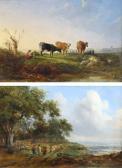 DEARMAN John 1824-1856,Cattle in a river landscape,1843,Peter Wilson GB 2010-07-07
